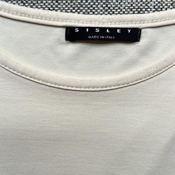 Sisley Made in Italy Maxi Dress with Blue and cream detailing ✨ Runs large! - Picture 7 of 17